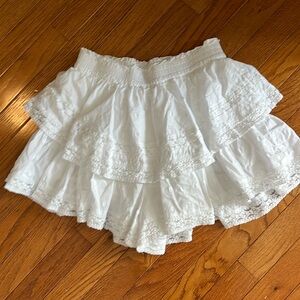 American Eagle White Skirt size Medium